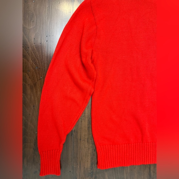 Helly Hansen Vintage Crewneck Sweater Size XL Red Winter Ski Made In USA Hip EUC - Picture 9 of 16